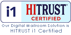 HITRUST++2 HiTrust - Our Digital Mailroom Solution is HITRUST i1 Certified