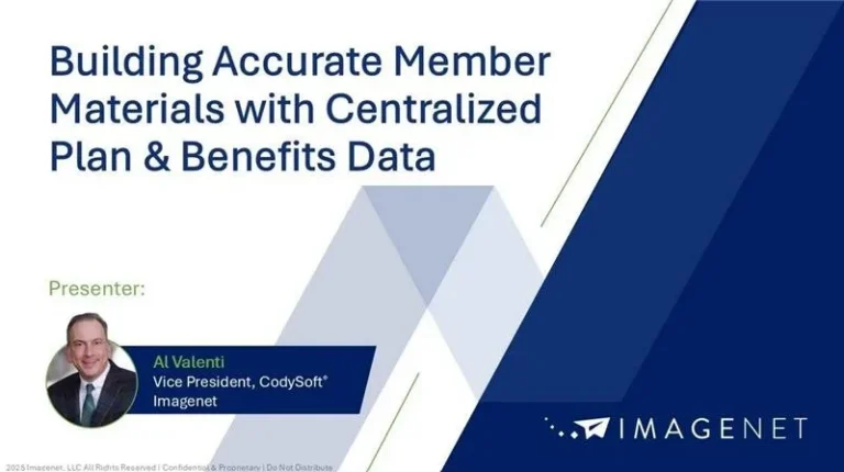 Building Accurate Member Materials with Centralized Plan & Benefits Data