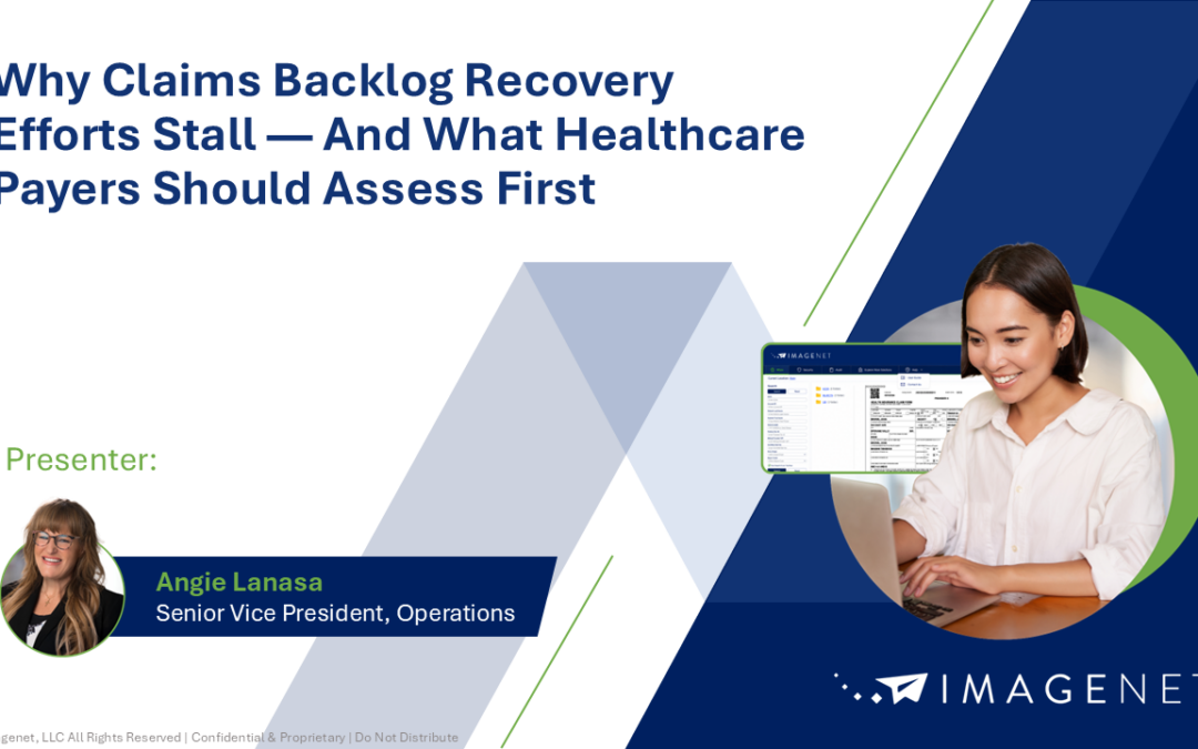 On-Demand Webinar | Why Claims Backlog Recovery Efforts Stall — And What Healthcare Payers Should Assess First