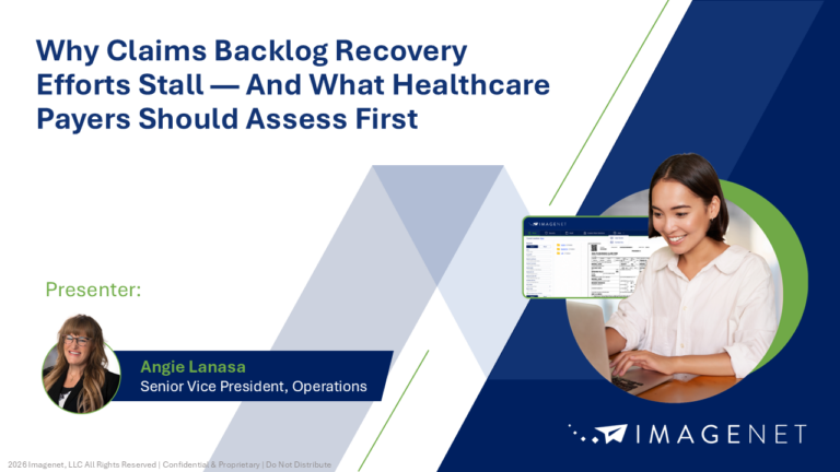 On-Demand Webinar | Why Claims Backlog Recovery Efforts Stall — And What Healthcare Payers Should Assess First